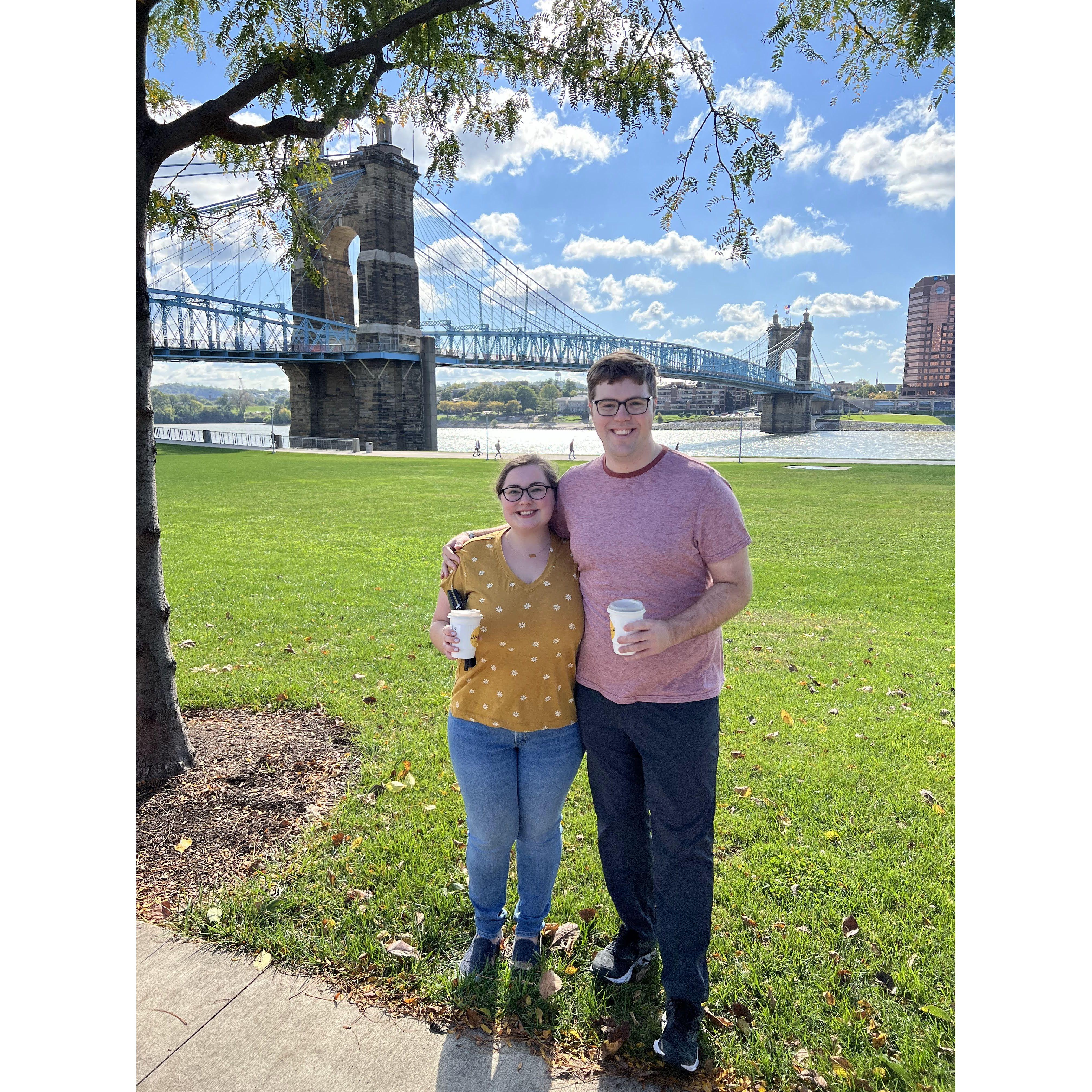 On a walk in the park in Cincinnati