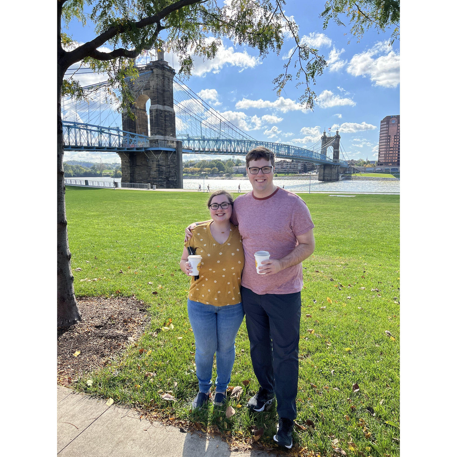 On a walk in the park in Cincinnati