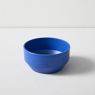 Modern Melamine Cereal Bowl, Landscape Blue, Set of 4