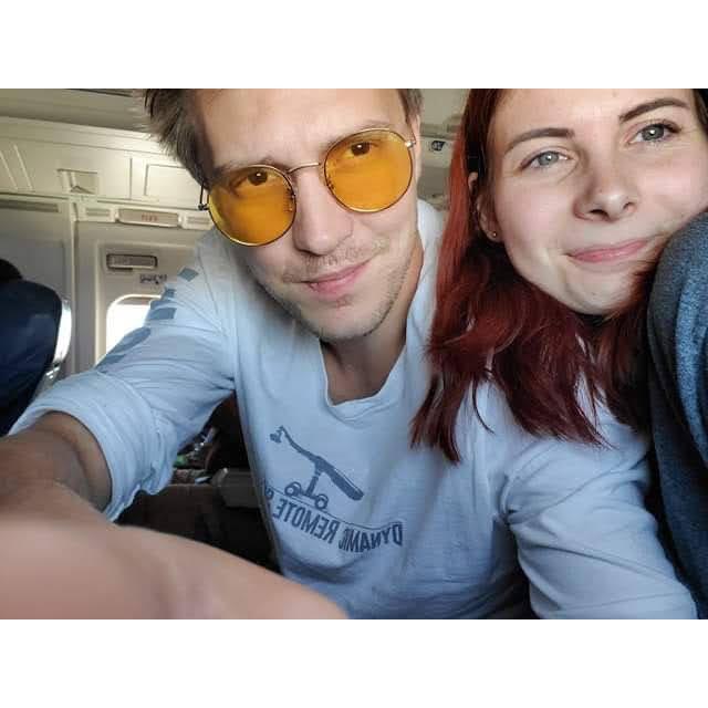 Guess what.. this was our first plane ride together TOO