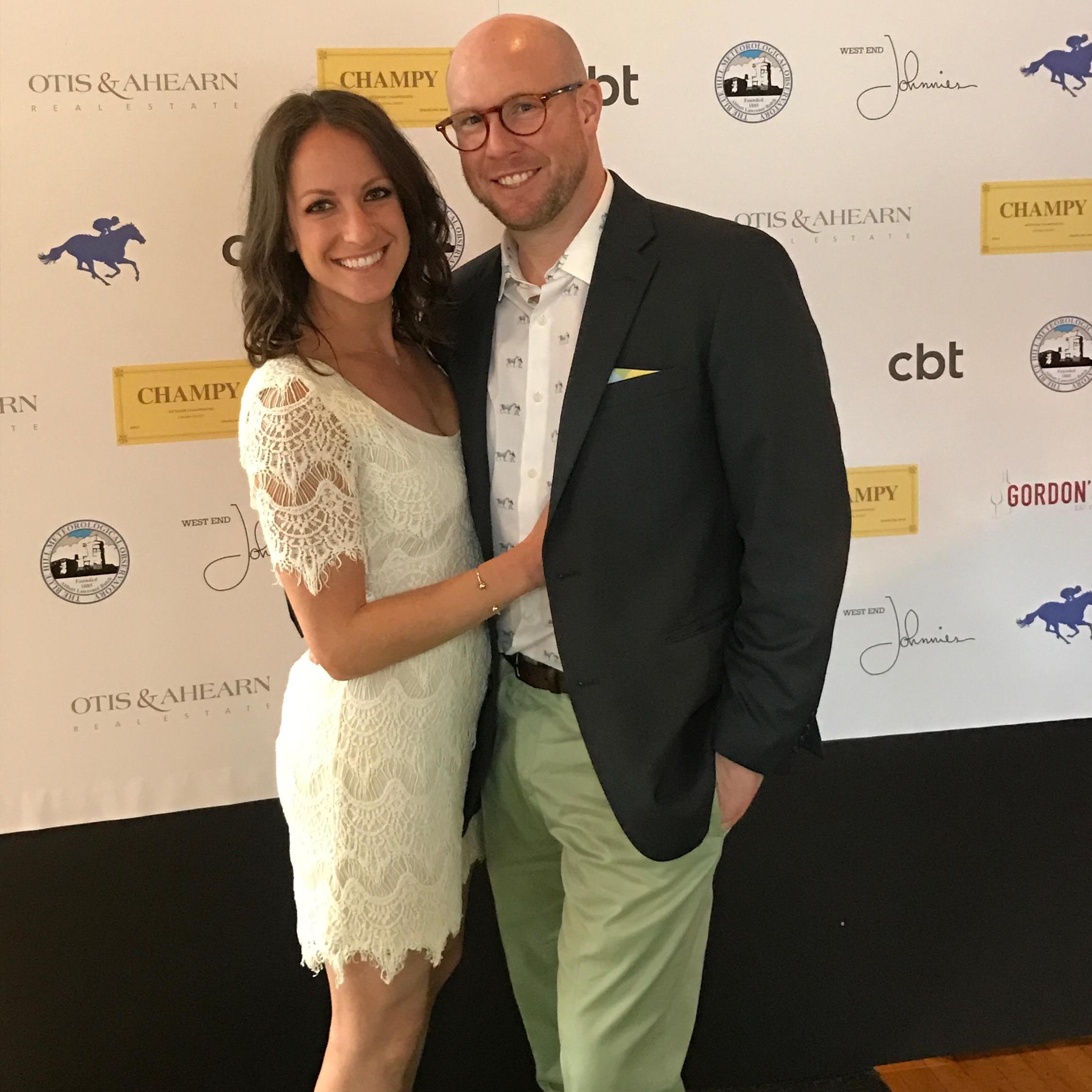 The day we became official. Thanks Kentucky Derby and Tracy for hosting the party.