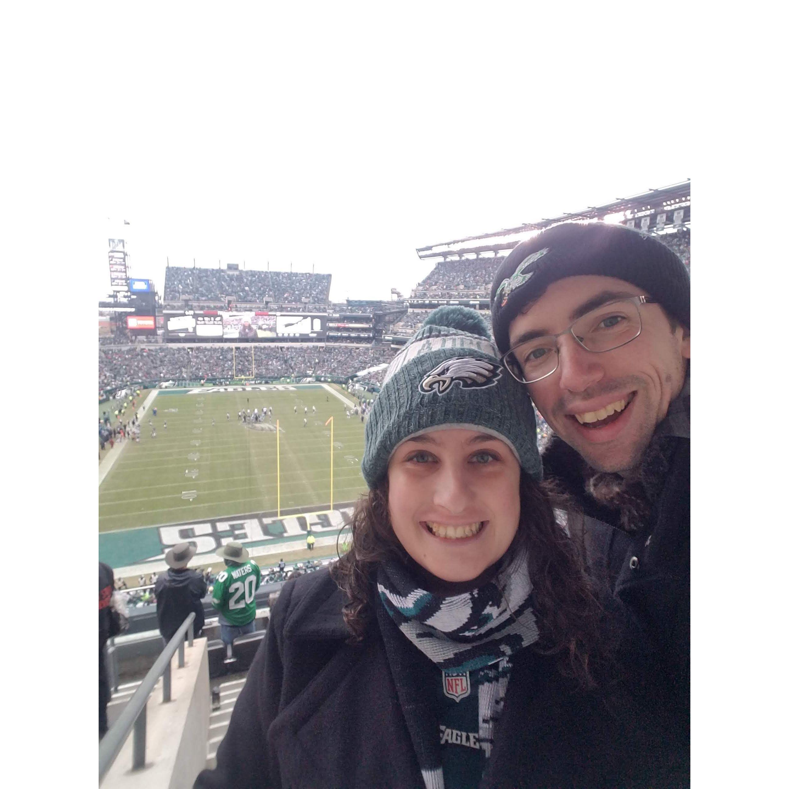November 2019 - First Eagles Game!