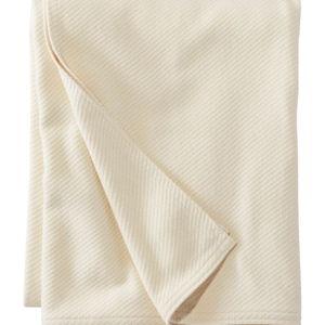 Maine Twill Blanket - Size: King - Color: Natural