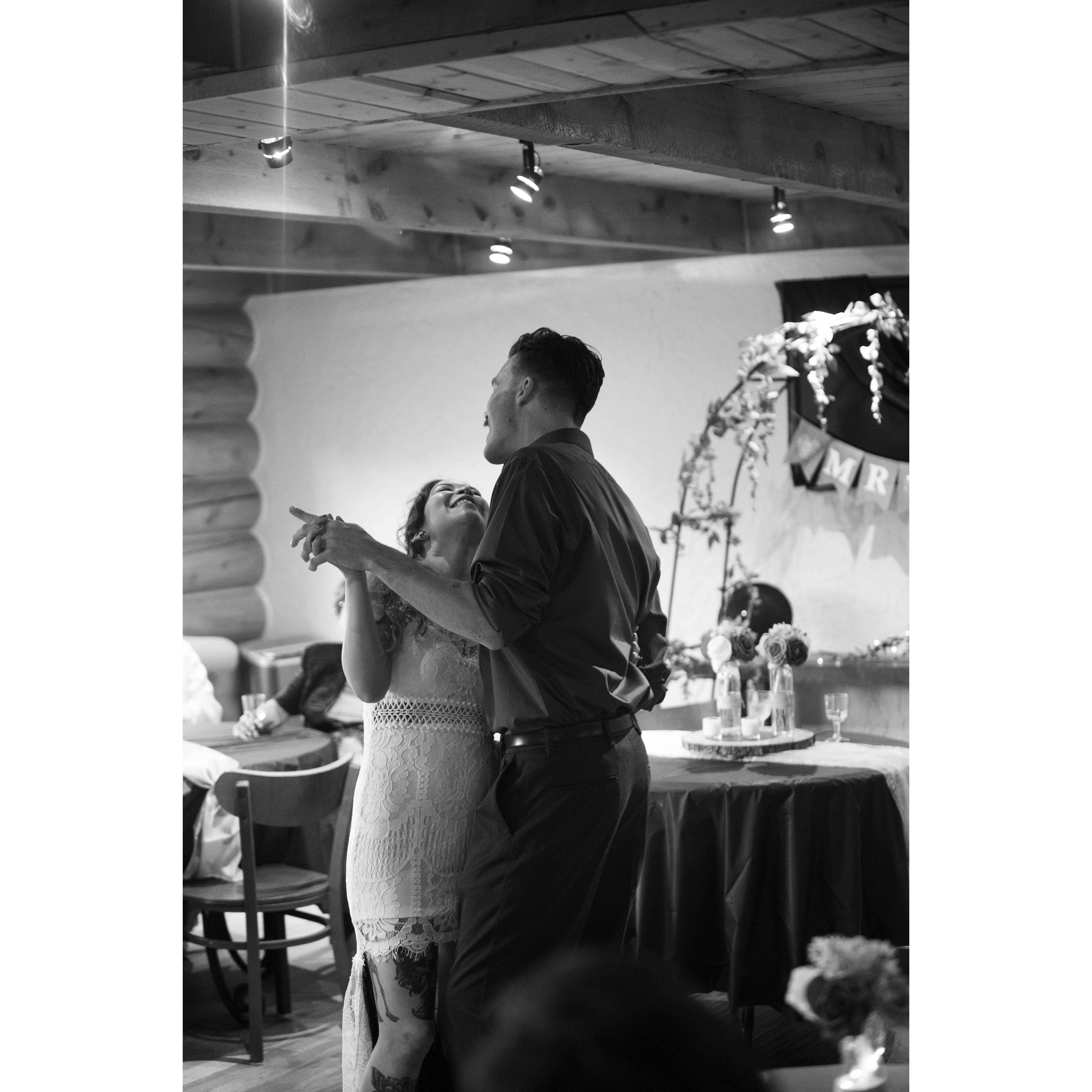 Our first dance as a married couple: Feathered Indians by Tyler Childers