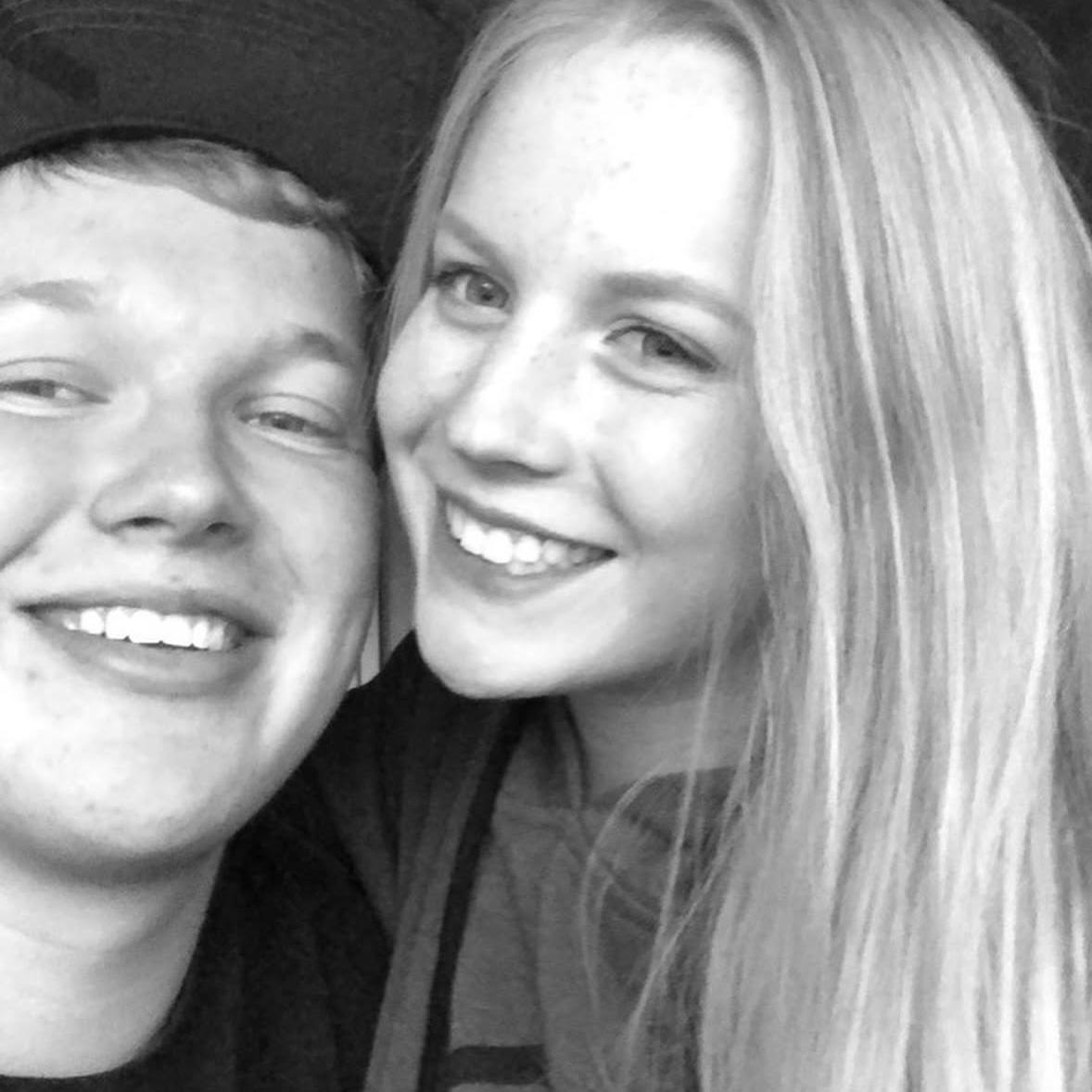 Our first photo together!