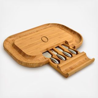 Engraved 5-Piece Charcuterie Board & Tool Set