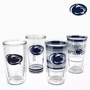 Penn State Nittany Lions - Assorted 16oz Classic Tumbler 4-Pack Set