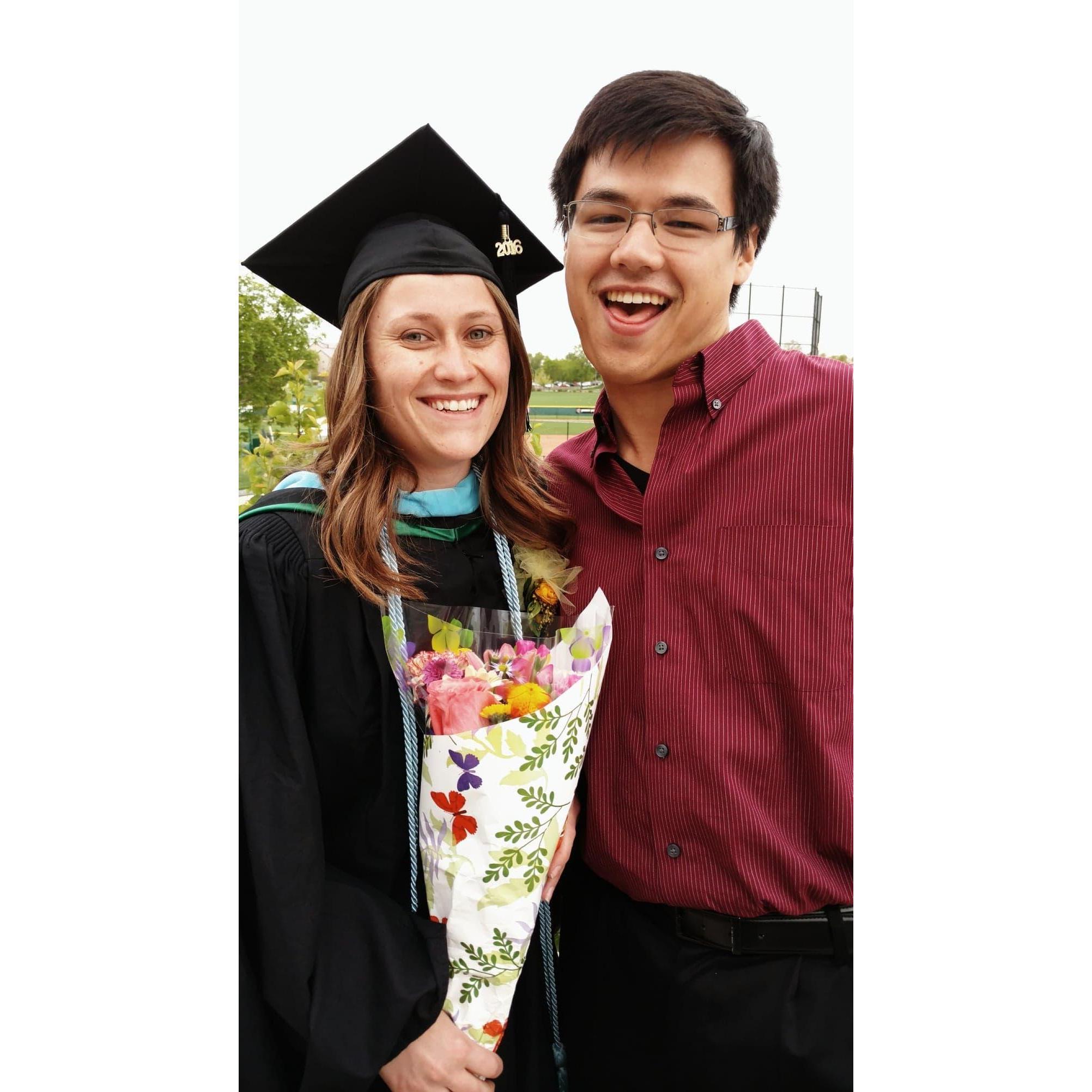 Sarah's Masters Graduation, 2016