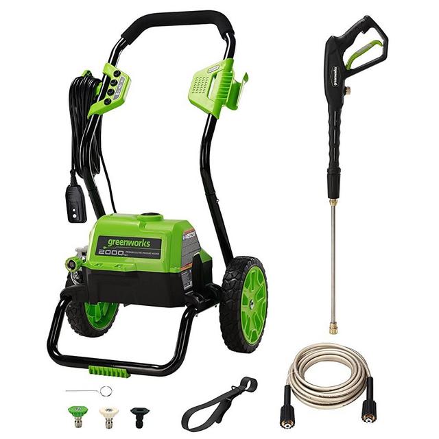 Greenworks 2000 Max PSI @ 1.1 GPM (13 Amp) Electric Pressure Washer GPW2000-1RB