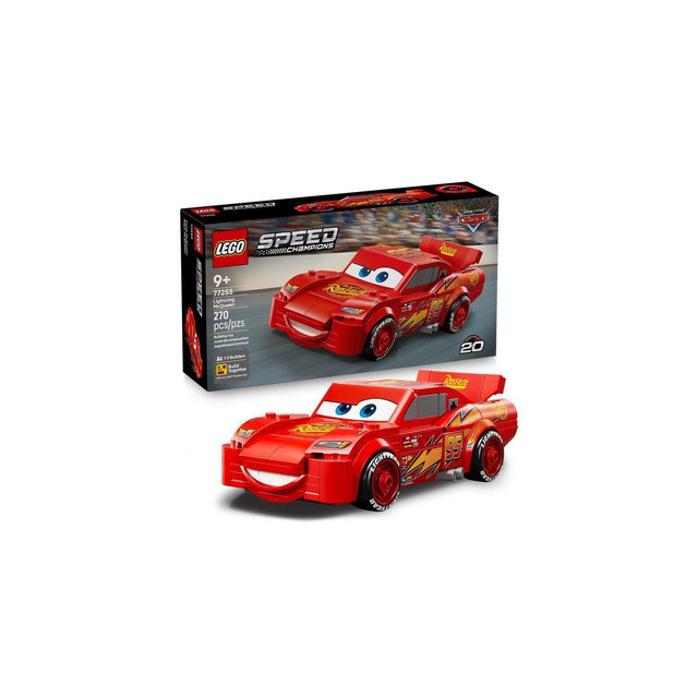 LEGO Speed Champions Lightning McQueen Toys - Disney Pixar Cars 77255