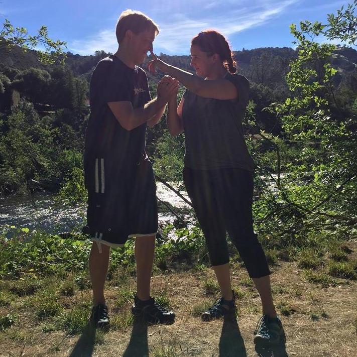 Before we went white water rafting on the American River