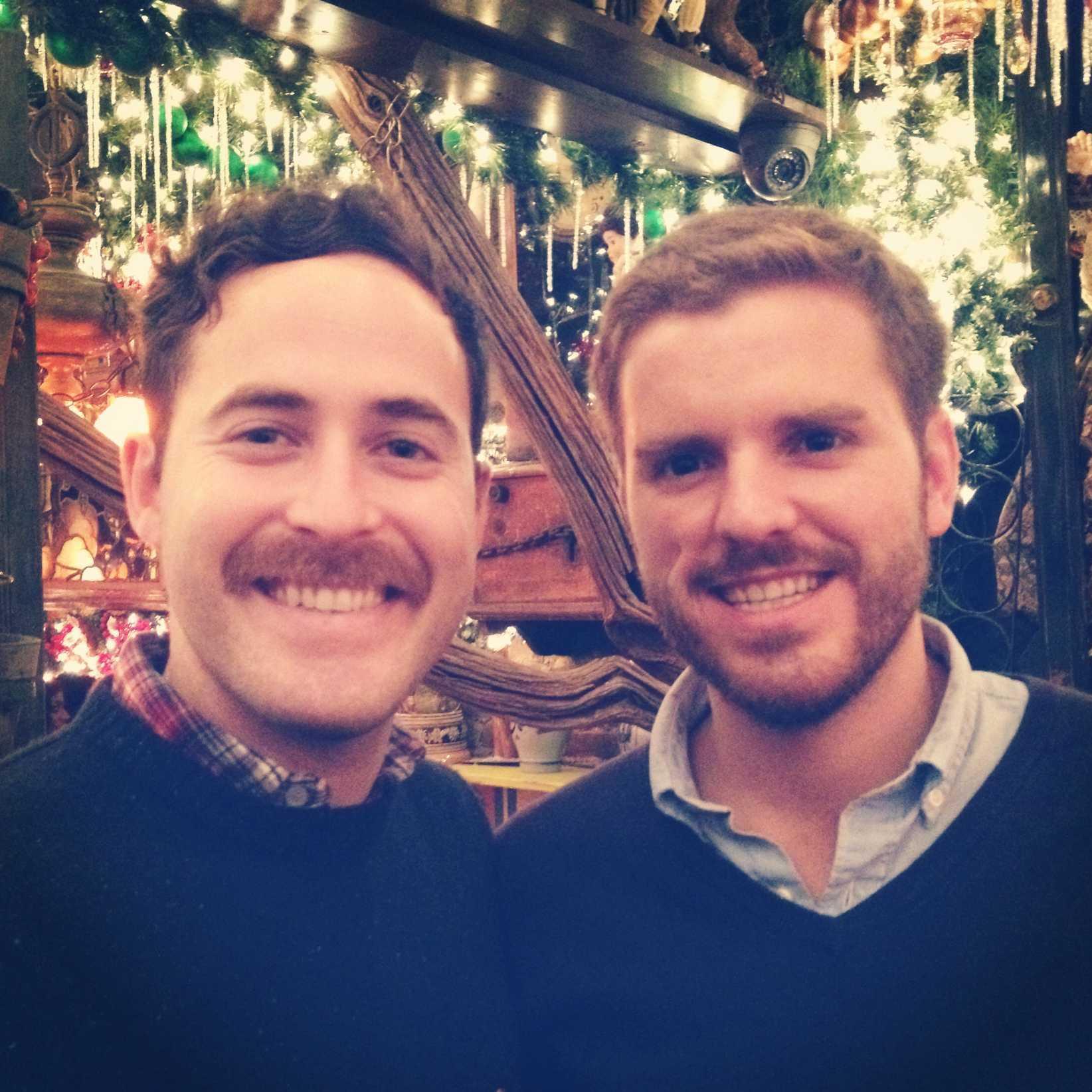 Holiday cocktailing at Rolf's. Dec. 2014