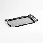 Staub ® Matte Black Cast Iron Double Burner Griddle