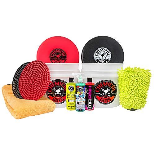 Chemical Guys HOL129 Best Two Bucket Wash and Dry Kit (11 Items), 16. Fluid_Ounces, 11 Pack