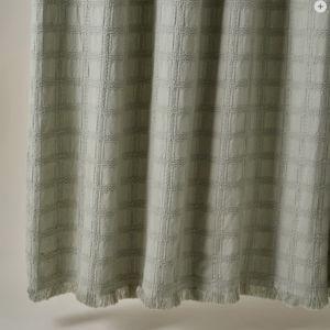 Sage Textured Shower Curtain