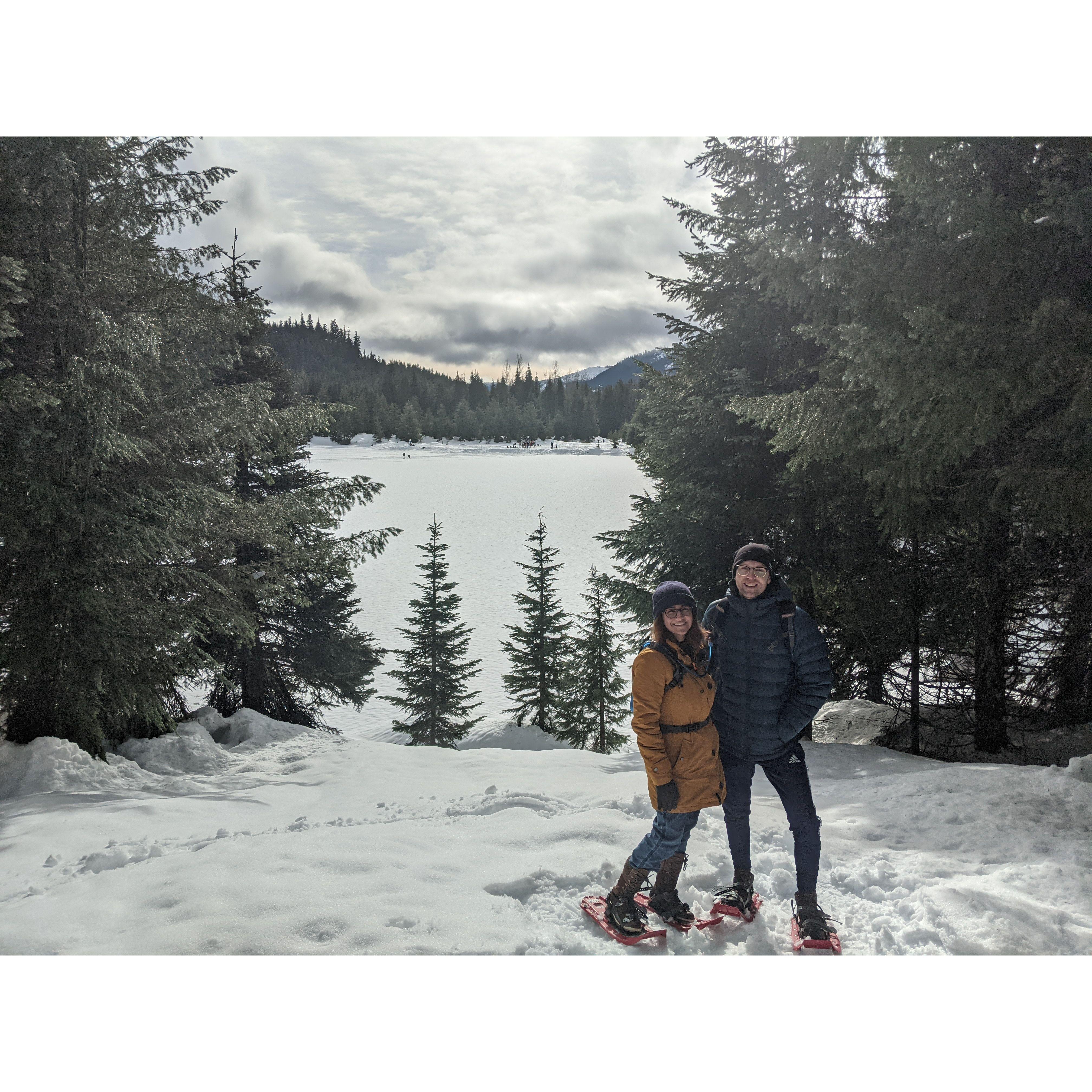 More snowshoeing! - February 2022