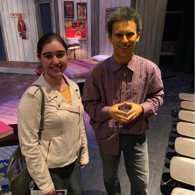 Back in February, Jordan performed in a play. This was before we started dating, so there's still that awkward space between us. So glad that has changed.