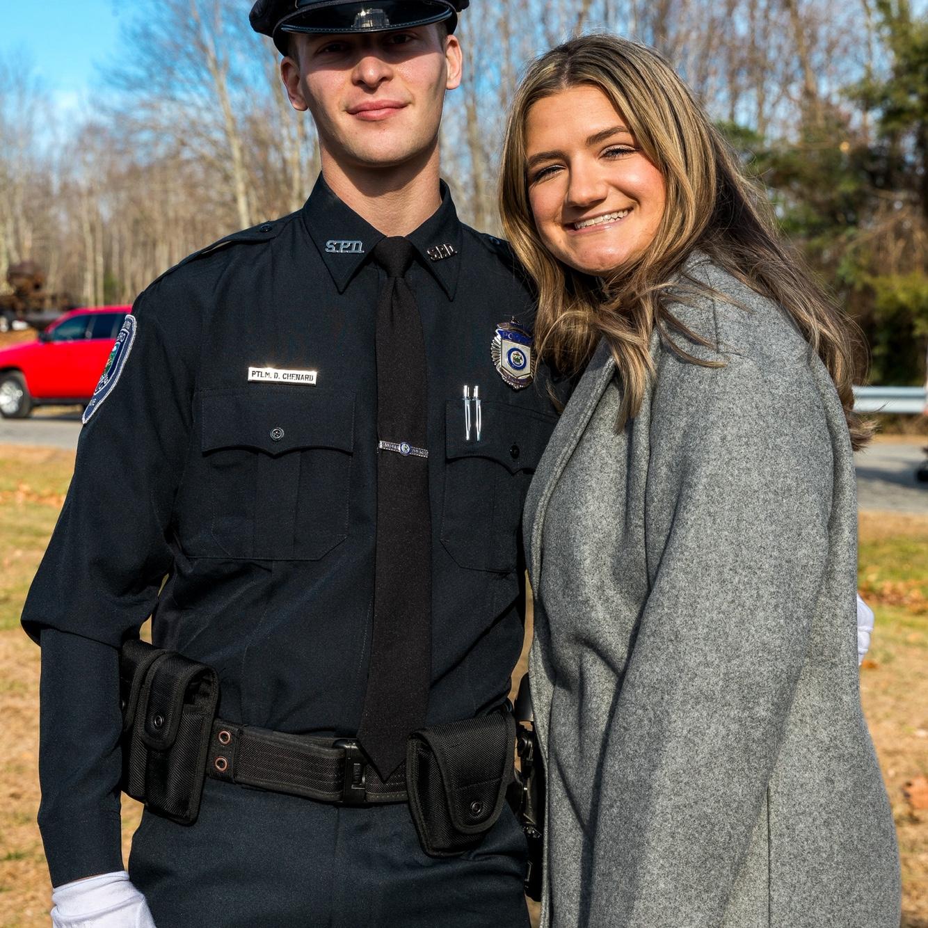 Dan’s police Academy graduation