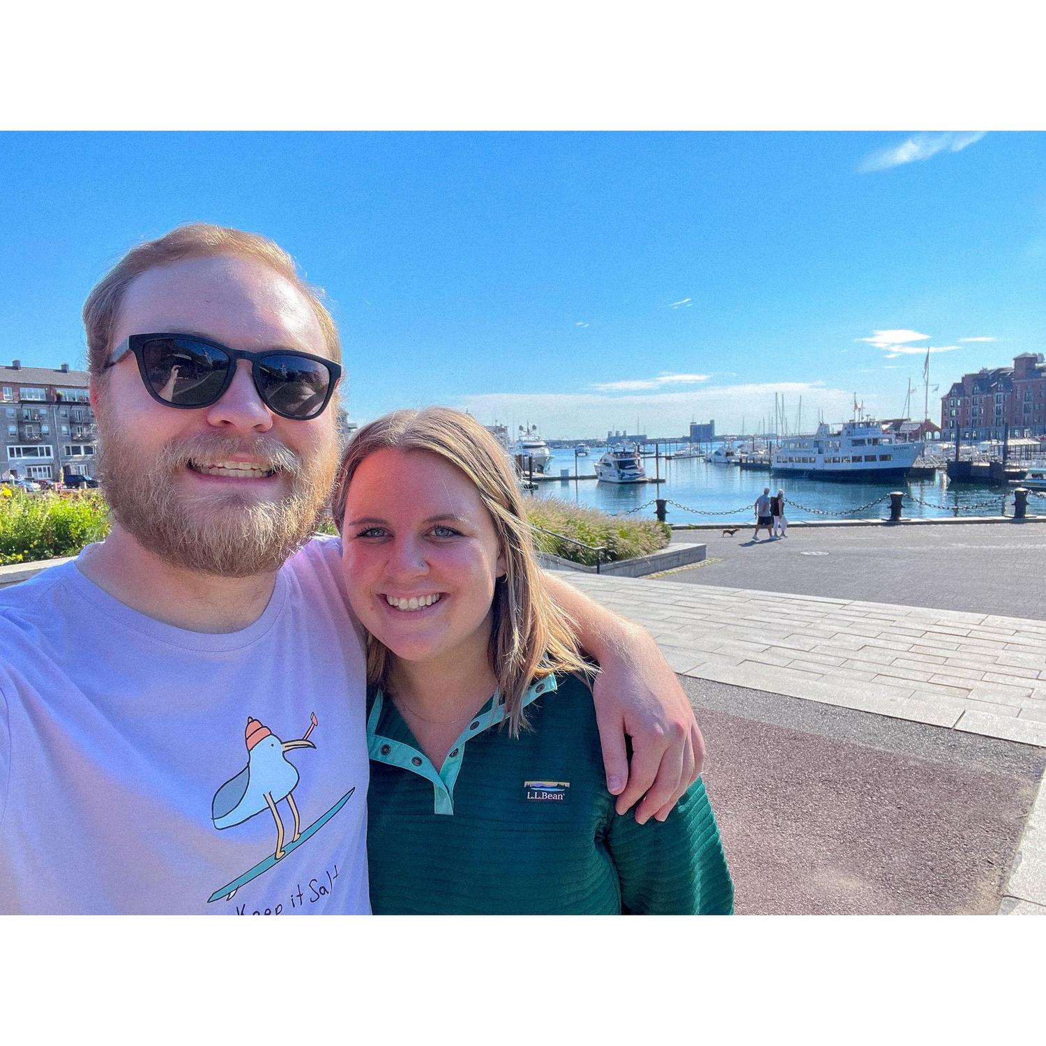 Boston Harbor, 2022--we only had a few hours, so naturally we spent them at the aquarium.