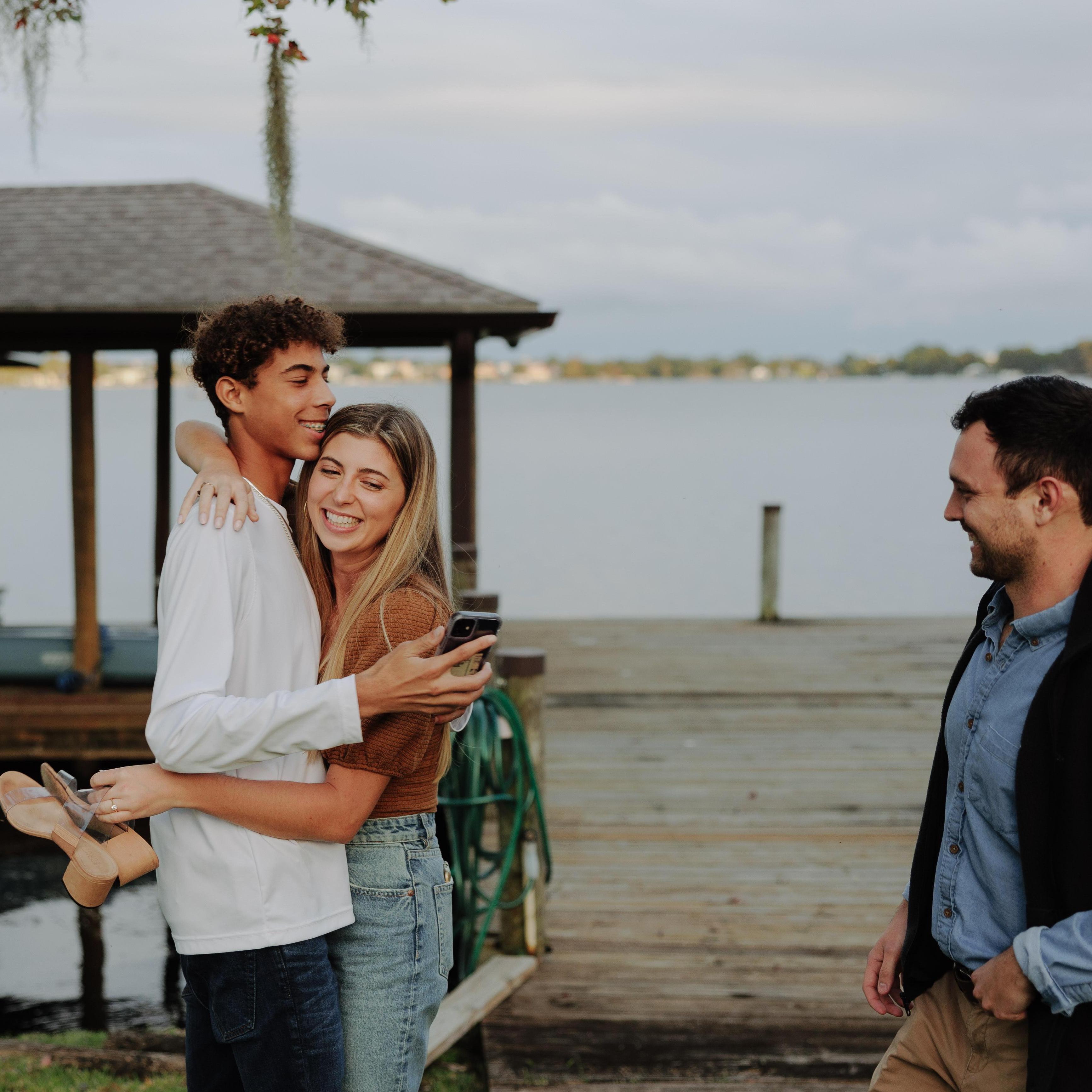 Luke and David (facetiming in!)