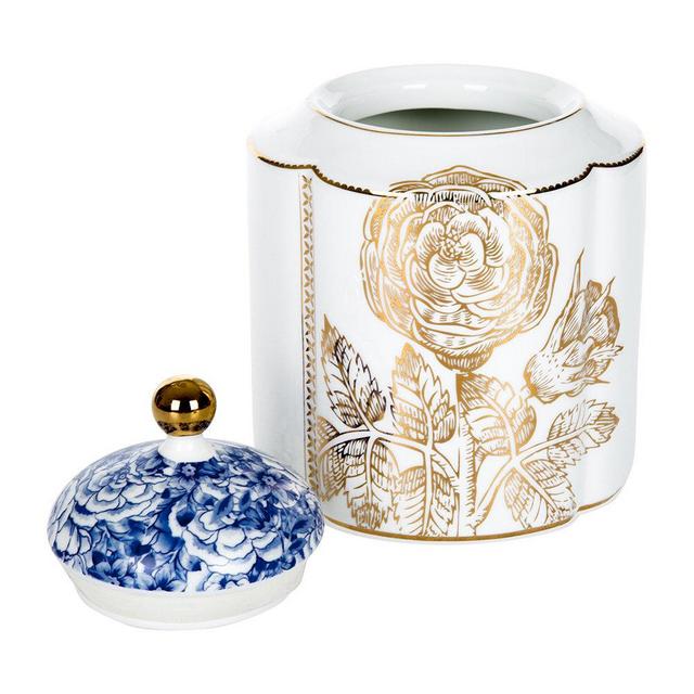 Royal White Storage Jar