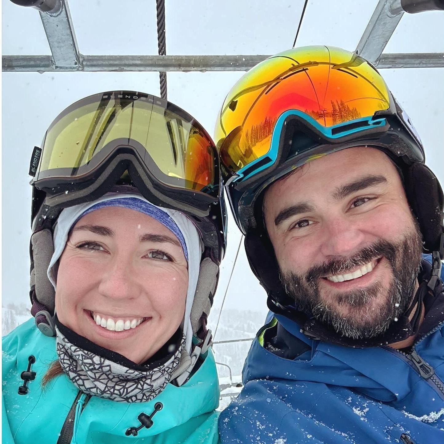Skiing Steamboat, CO