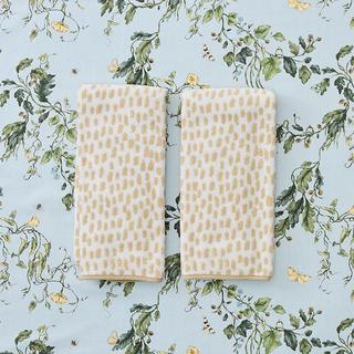 Patterned Hand Towel, Set of 2