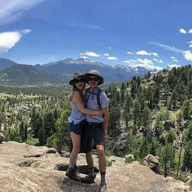 Hiking near Estes Park summer 2020