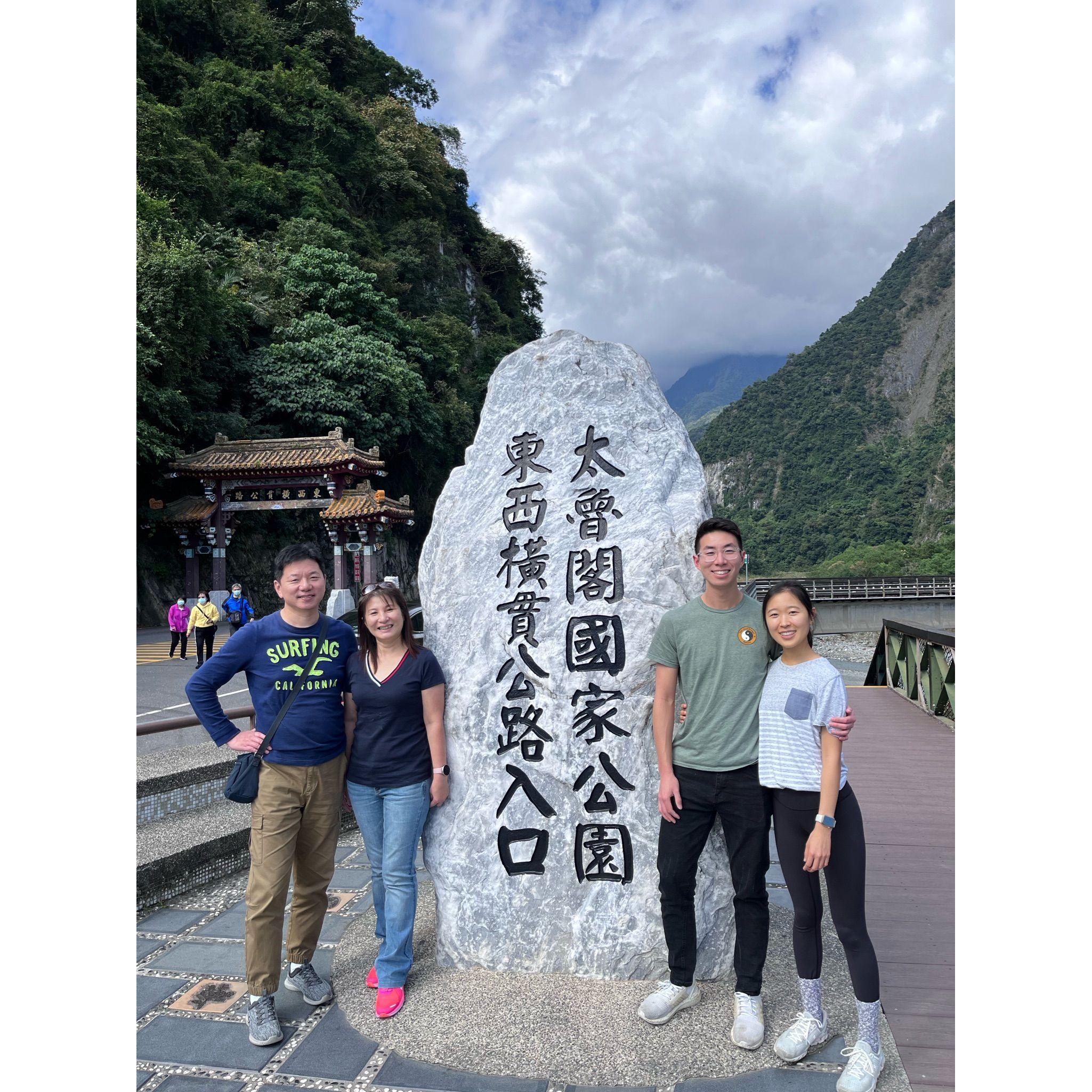 A family trip to Taiwan during Winter break of school with Ricky's parents.