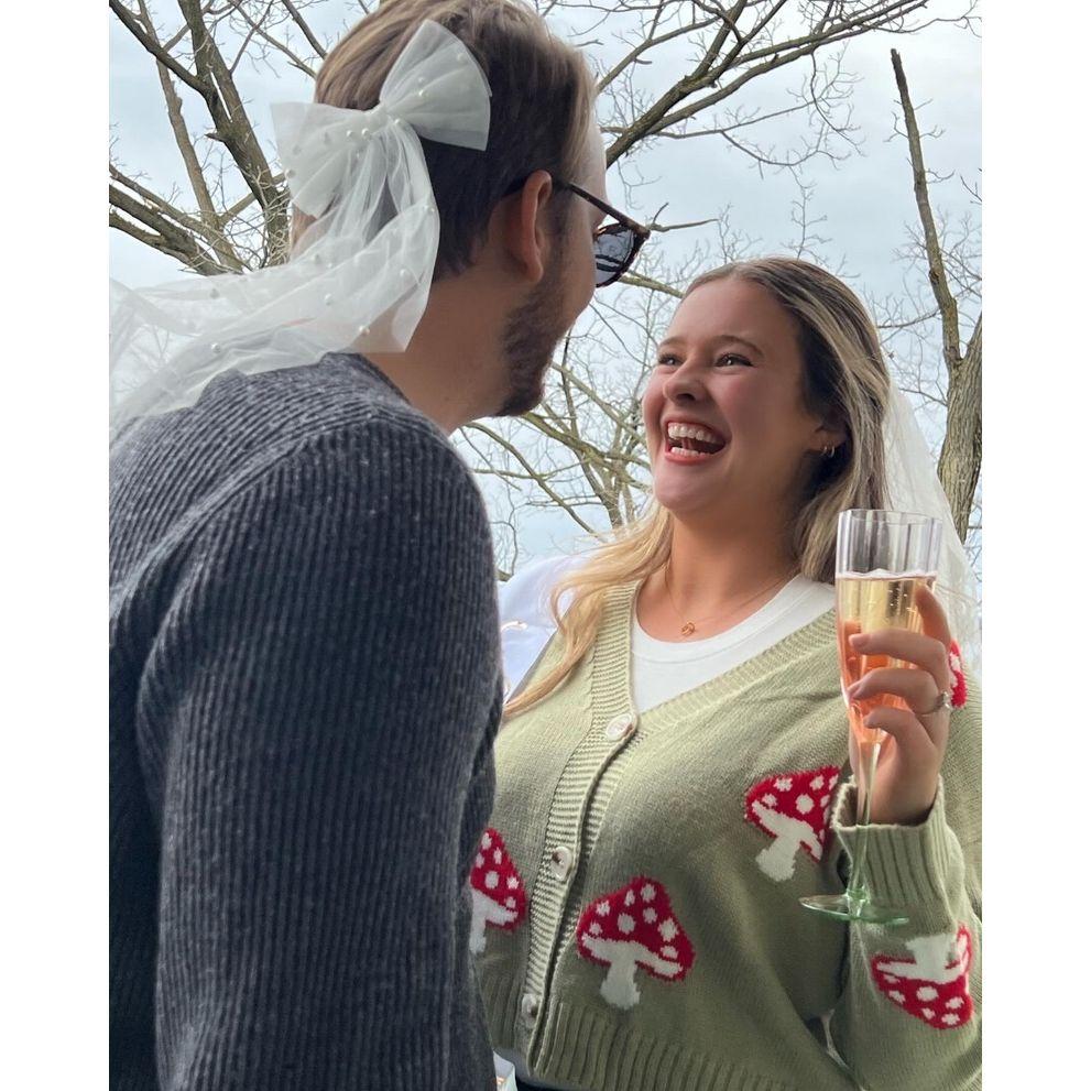 Surprise engagement during the eclipse in upstate New York