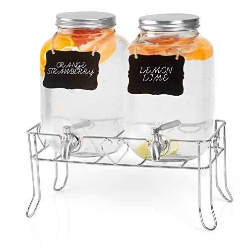 Mason Jar Bathroom Vanity Organizer - Farmhouse Decor Qtip