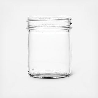Jam Jar Rocks Glass, Set of 12