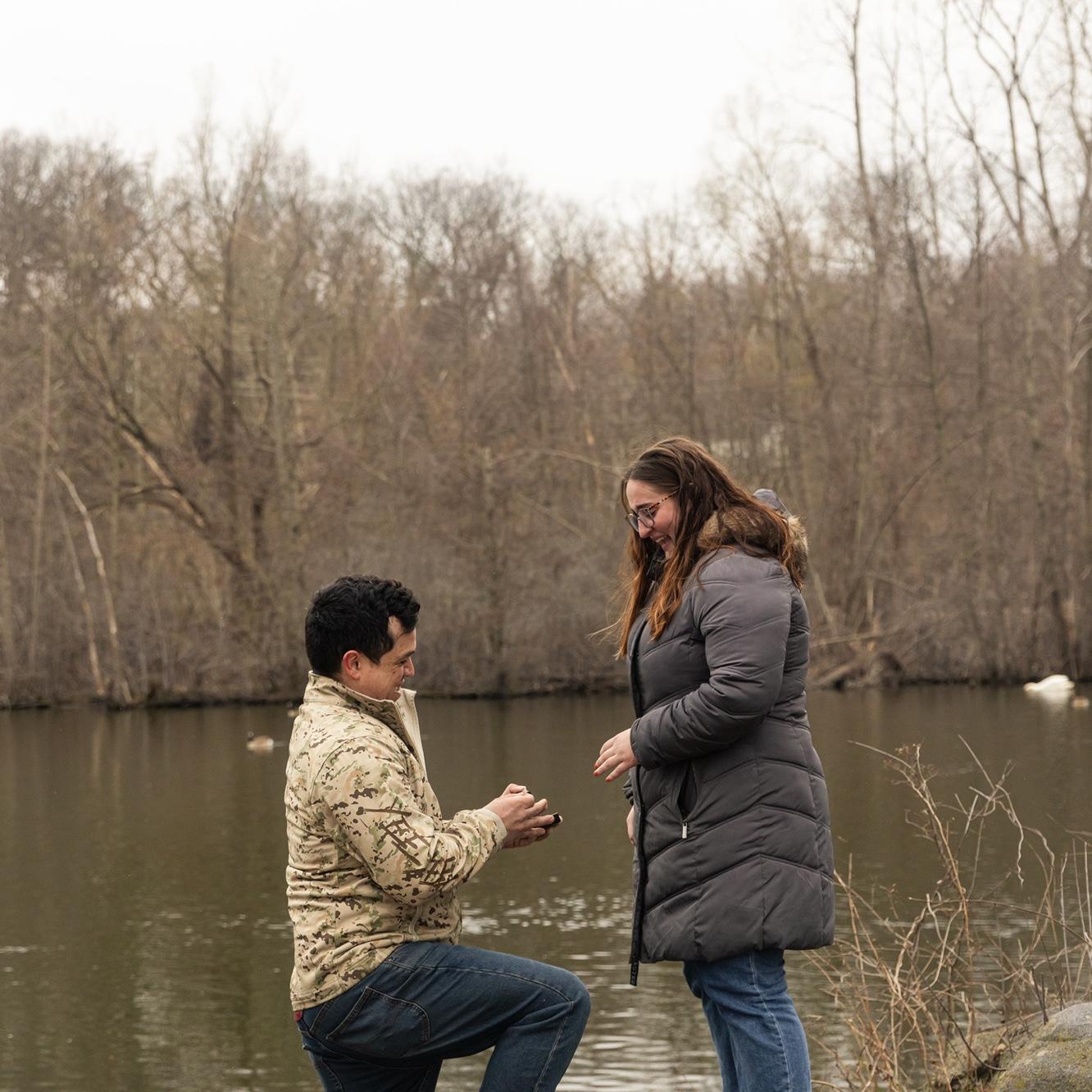 Courtney had no hesitation to say, "Yes!"