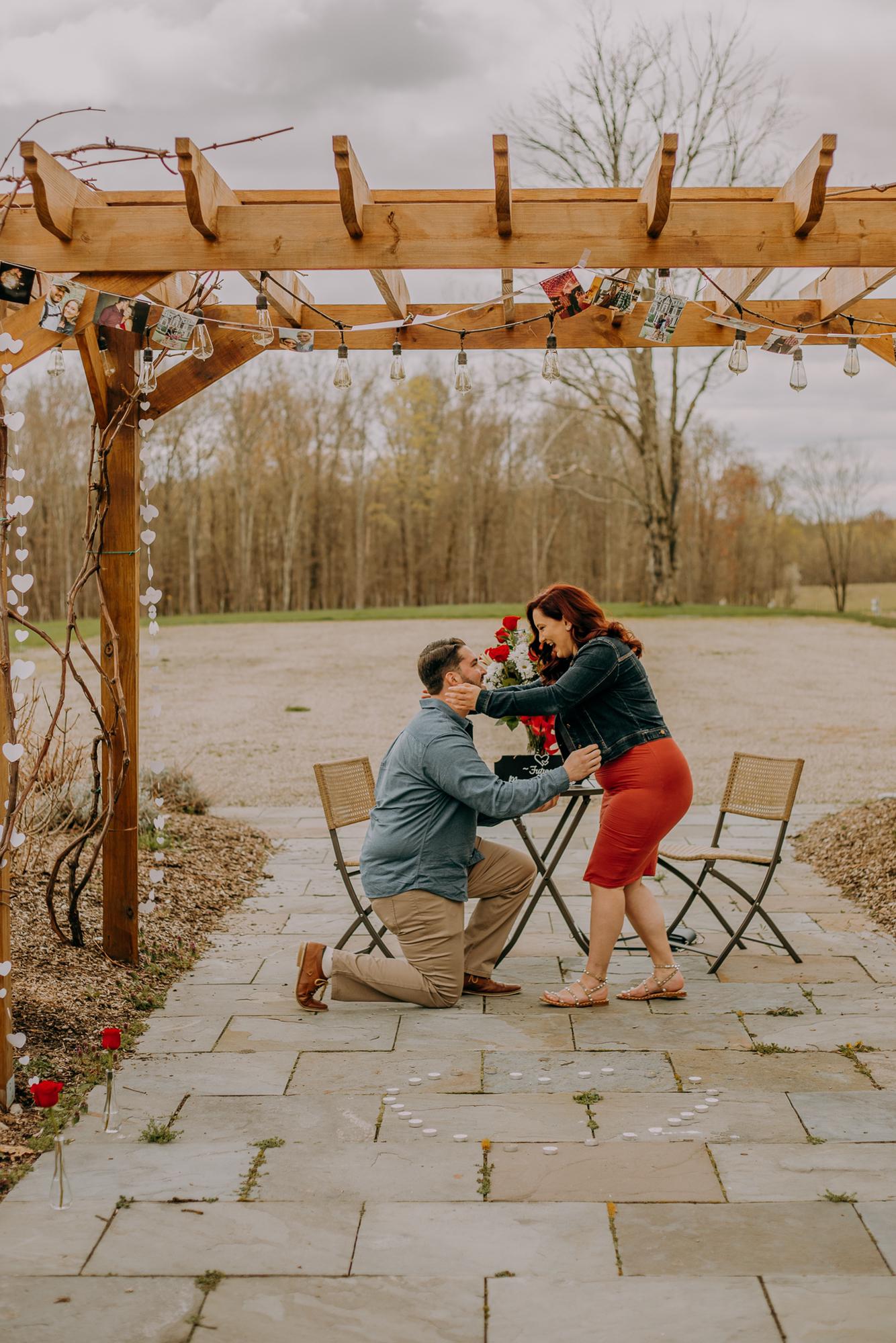 Phil proposed in April 2021!