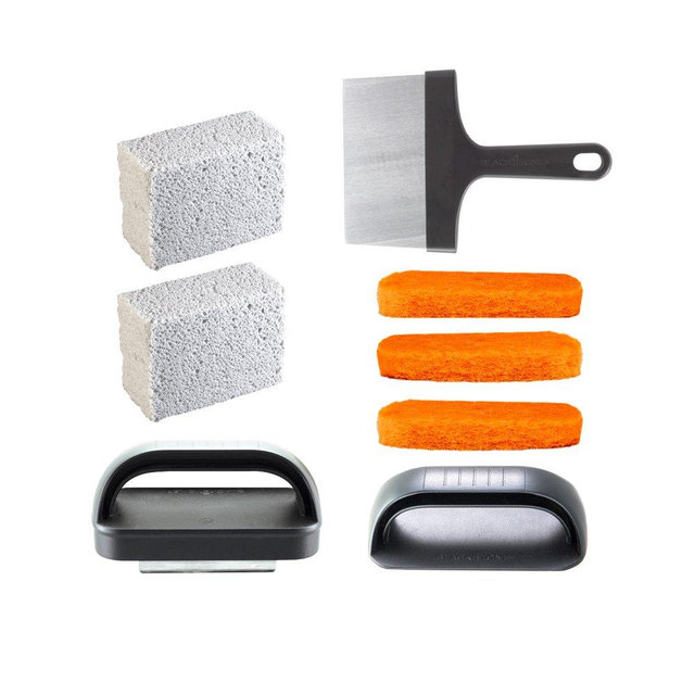 Blackstone 8 Piece Griddle Cleaning Kit for Hot or Cold Surfaces