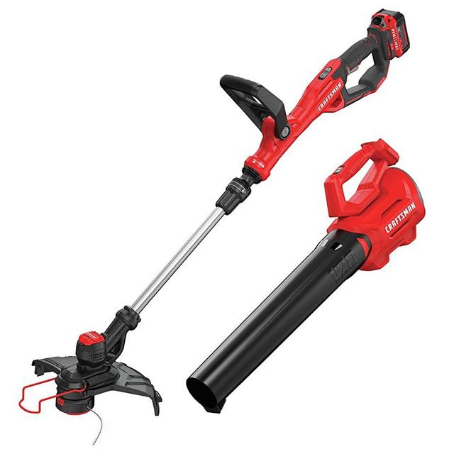 CRAFTSMAN WEEDWACKER 20V MAX String Trimmer and Leaf Blower Combo Kit (CMCK197M1 )