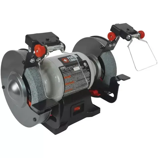 PORTER-CABLE 6-in Bench Grinder with Built-in Light