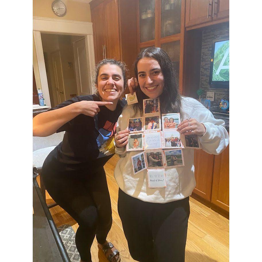 She said yes (to being my Maid of Honor)!