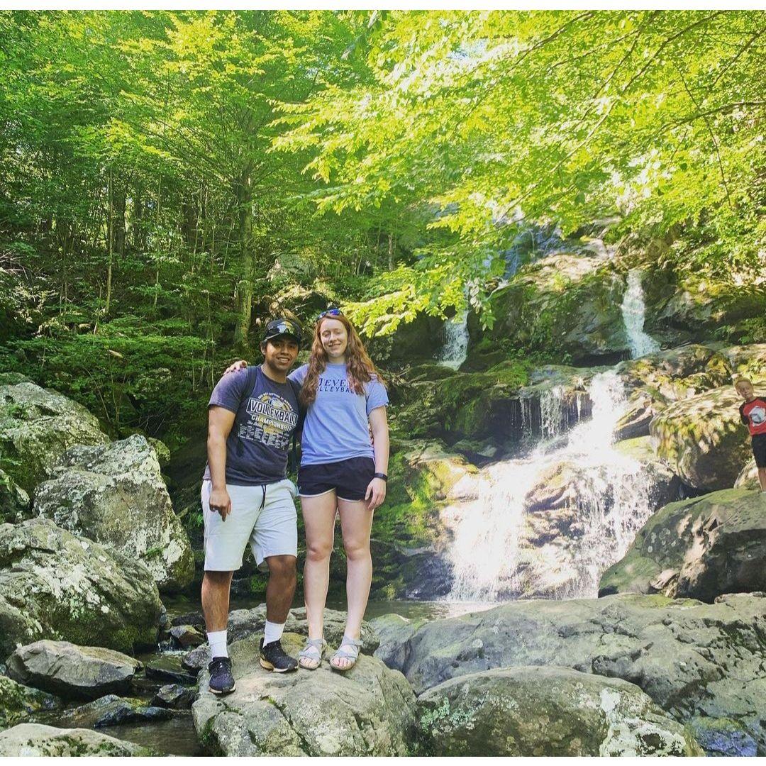 Rey's first time joining the Riegners on a family vacation - 2020 Shenendoah National Park