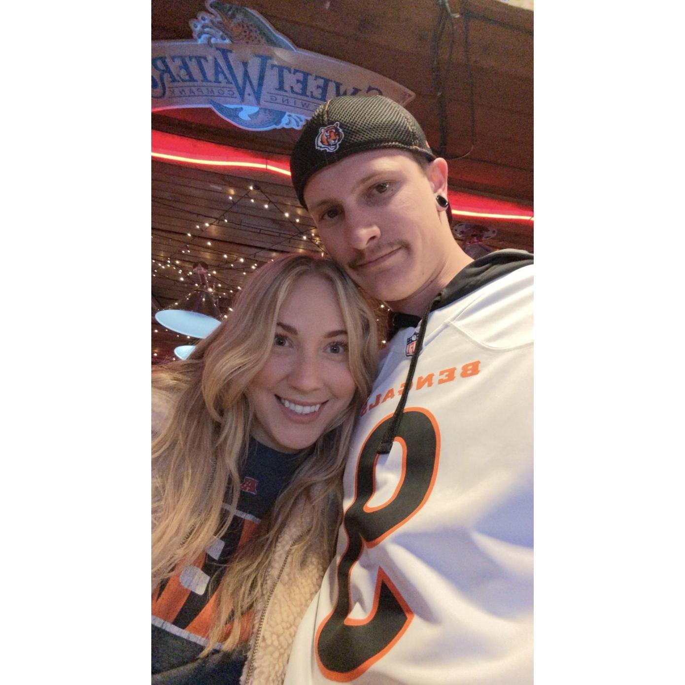 Celebrating the Bengals AFC Championship Win at Cactus – Evergreen, CO