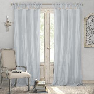 Jolie Semi-Sheer Tab Top Curtain