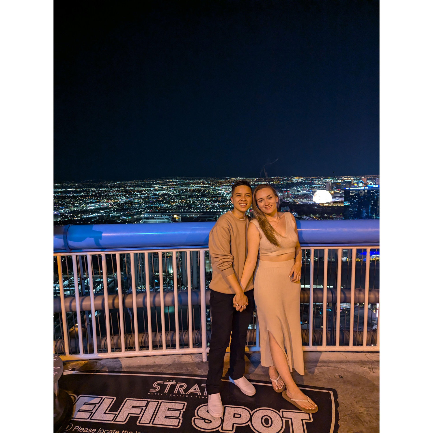 Our 8 year anniversary in Vegas