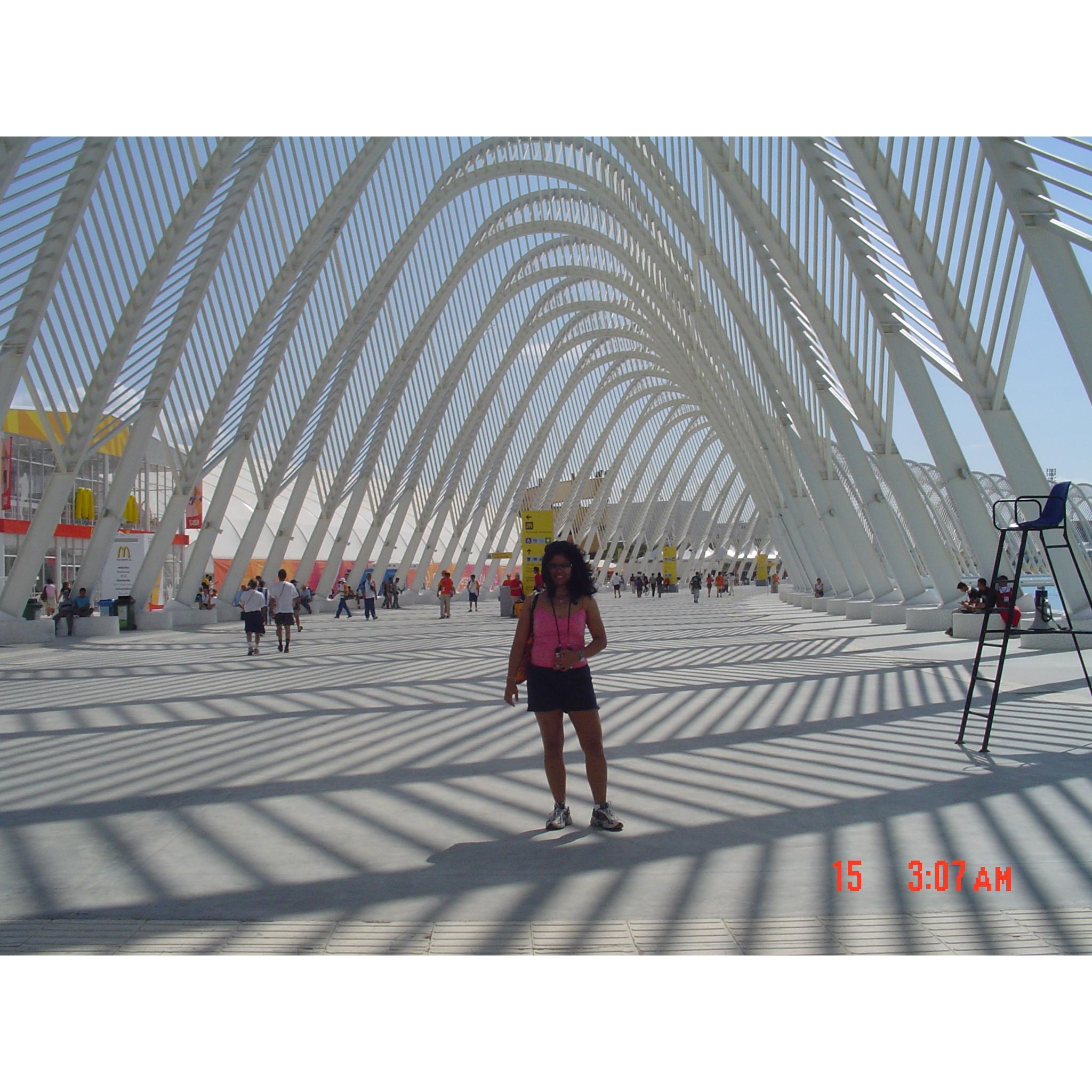 Pon at the Greek Olympics in 2004