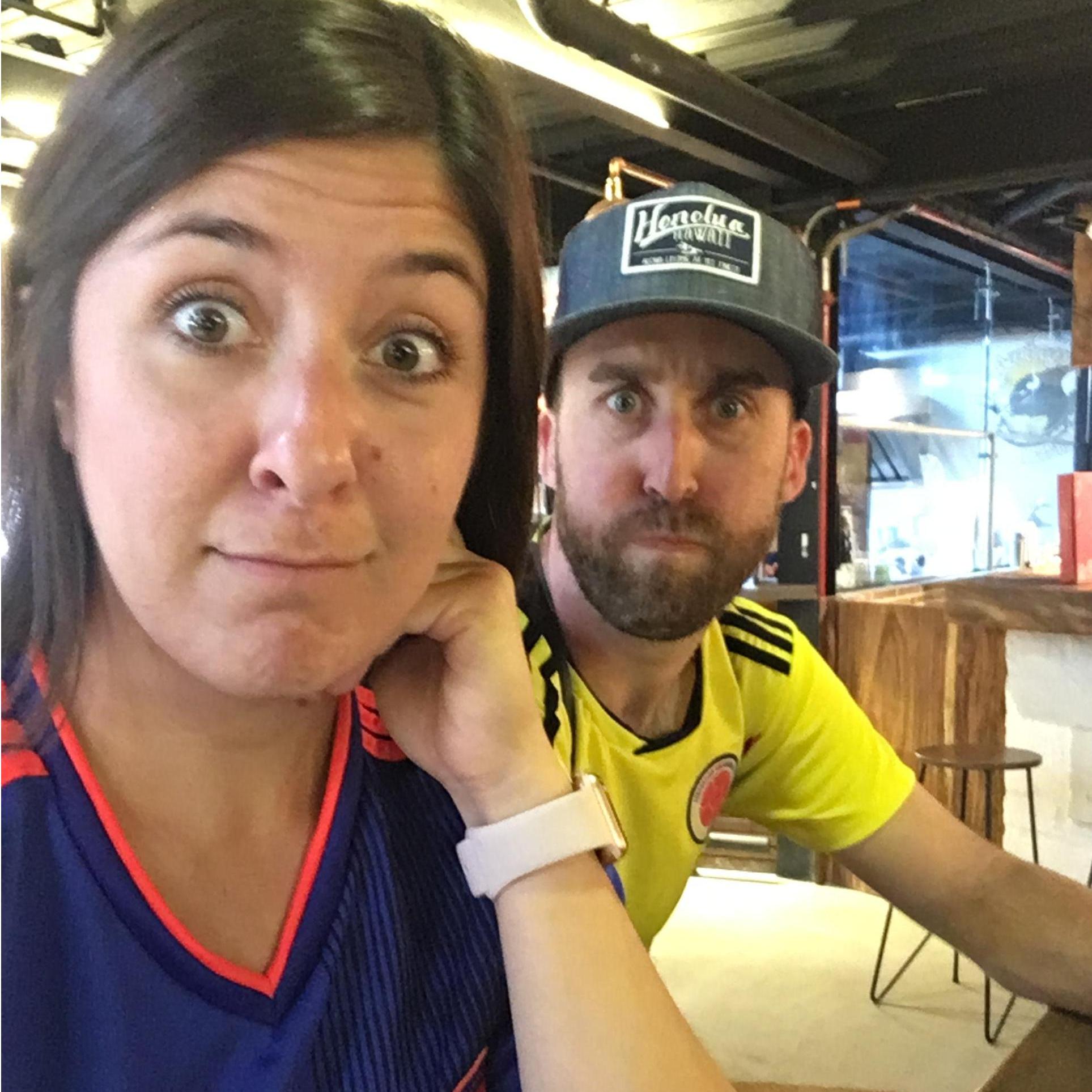 Learning about futbol in Colombia