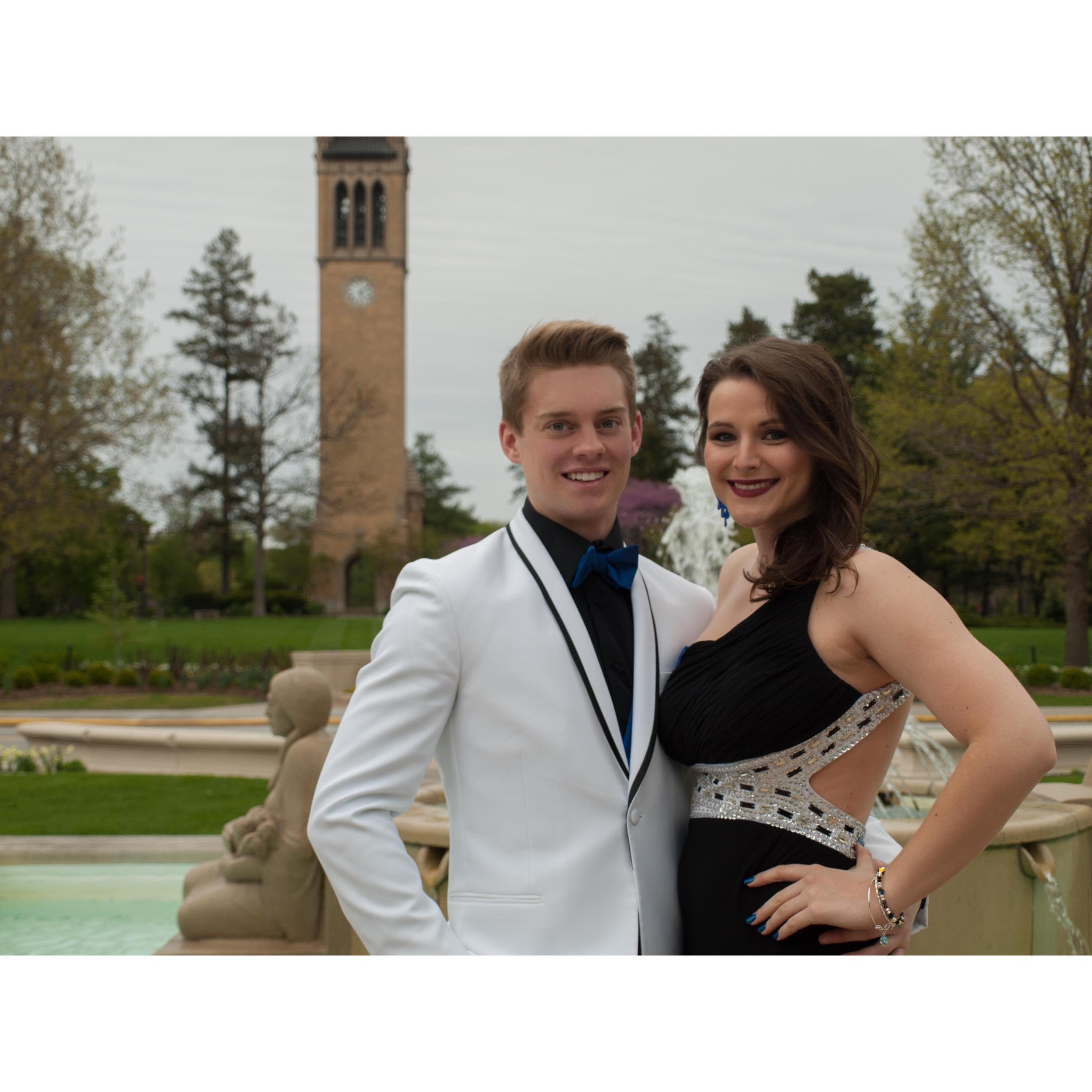 Andrew's senior prom!