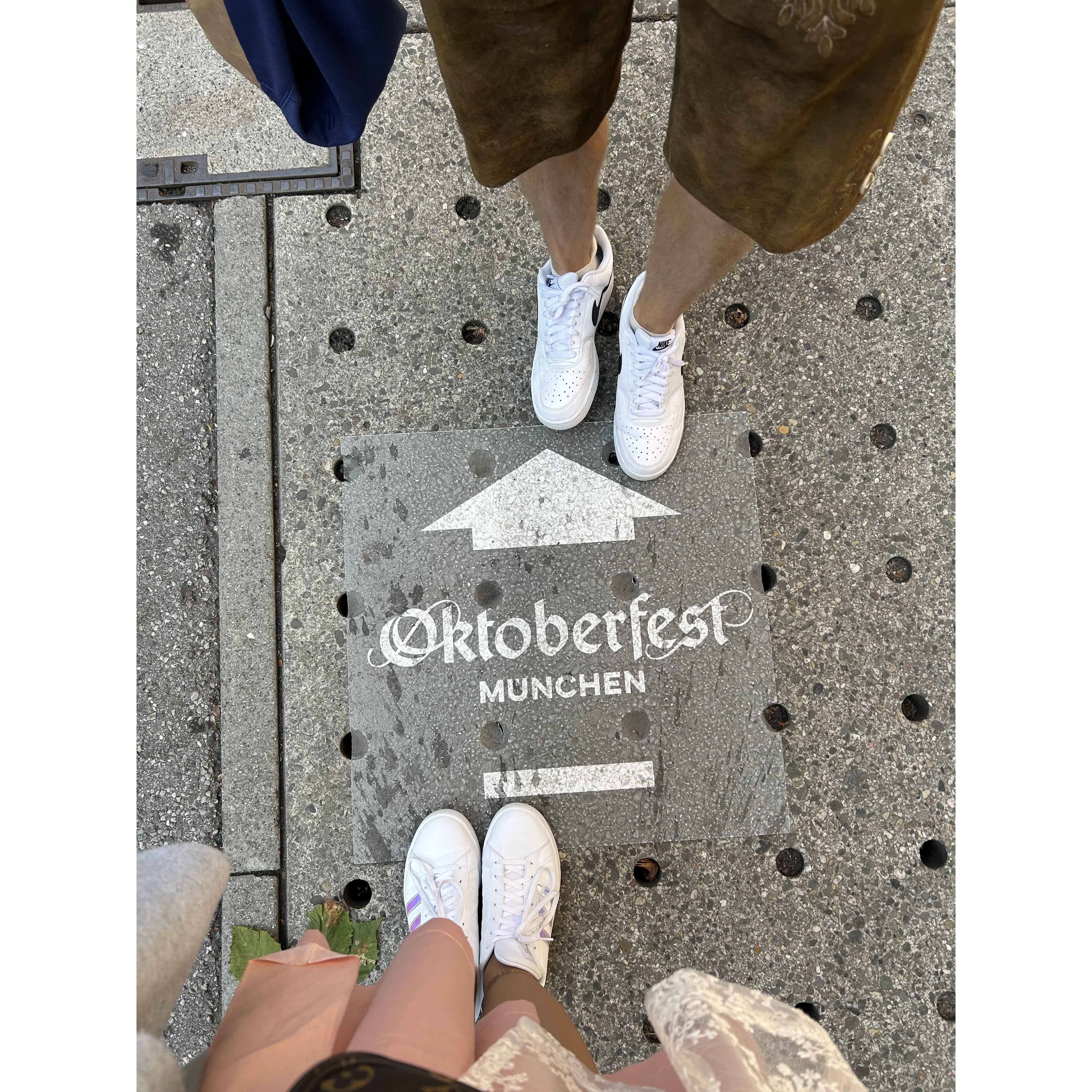 First time at the Oktoberfest for both of us.