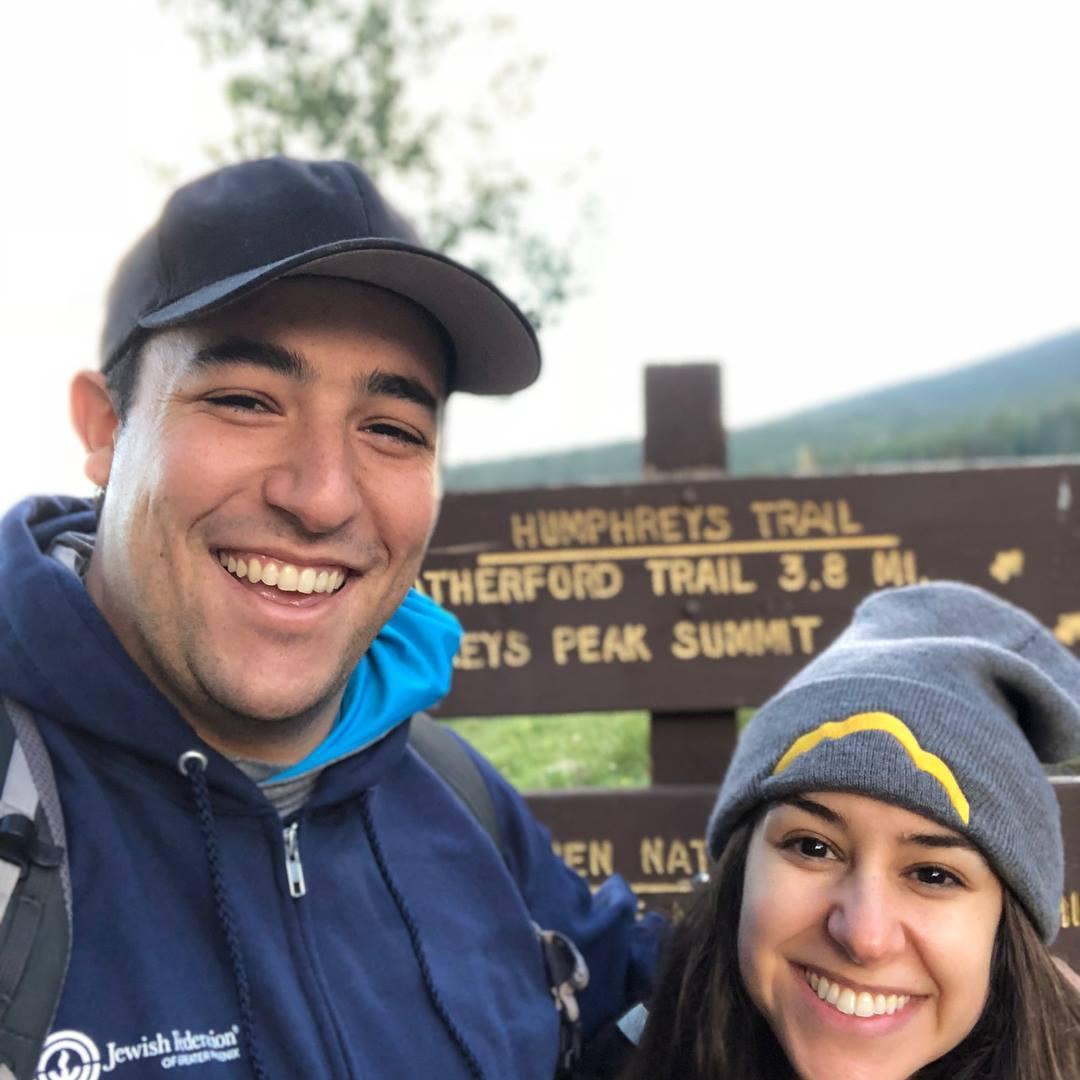Hiking Humphrey's Peak, the highest mountain in AZ at 12,000 feet. We survived!