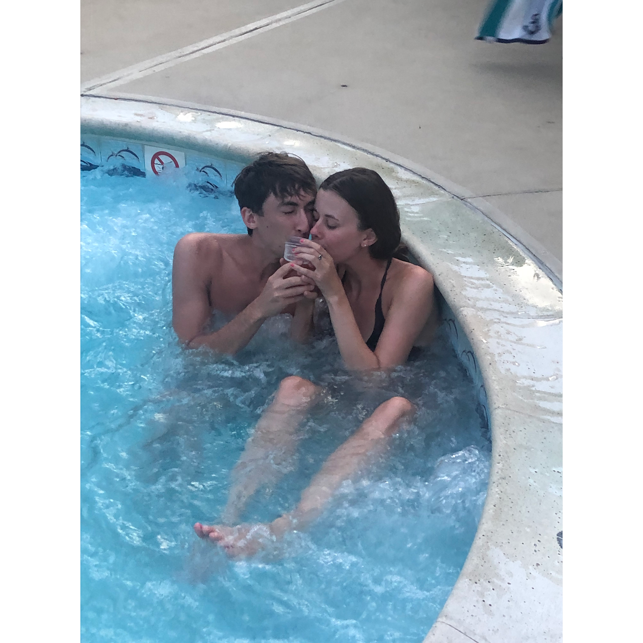 2019 - Wildwood, NJ - Annual Sykes Beach Vacation - Photo Credit to Vickie for capturing a sharing is caring moment