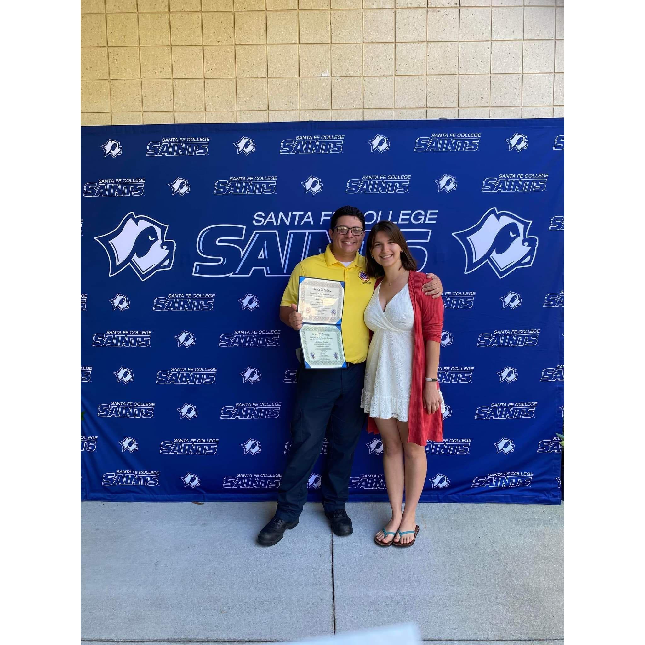 Anthony won Saint of the Year!