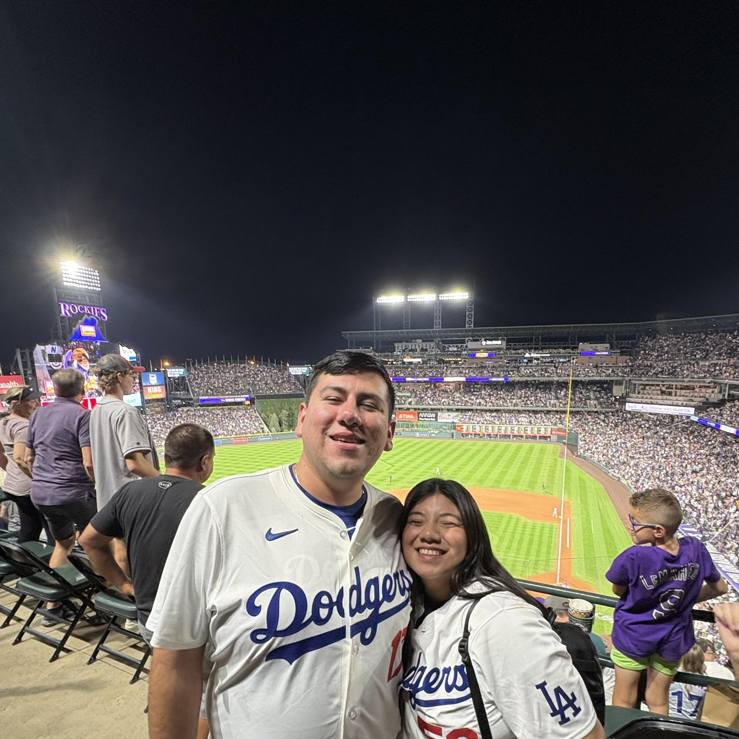 Dodgers vs Rockies in Colorado!